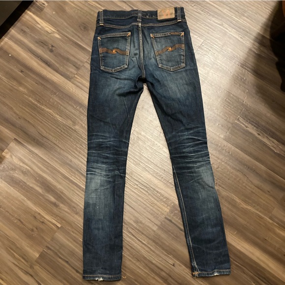 Two Pairs Worn Nudie Jeans - Picture 3 of 12